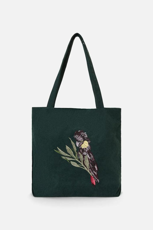 Image of Bags. Productname: Cockatoo Cord Tote in Teal colour by brand - Princess Highway