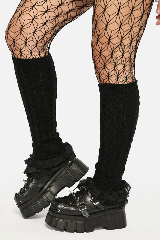 Image of Footwear. Productname: Corseted Platform Shoes in Black colour by brand - Black Friday