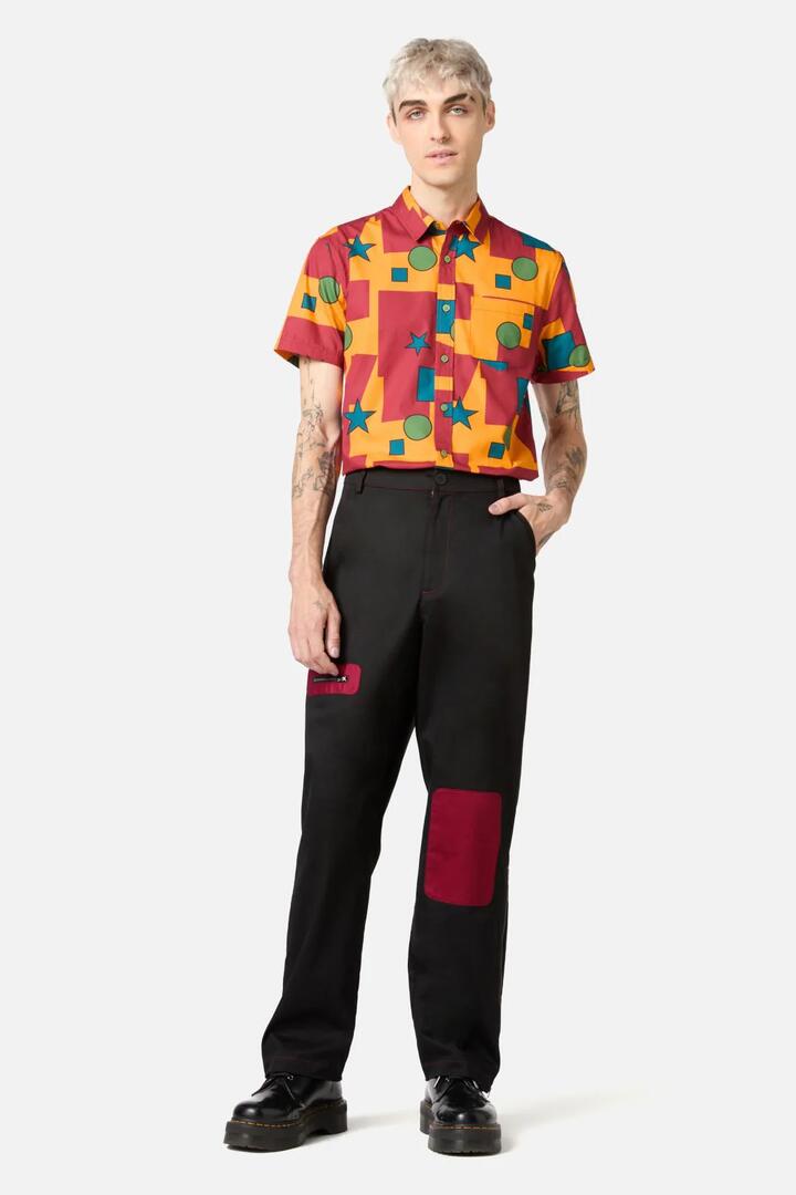 Image of a model wearing Pants. Productname: Jest Raver Pant in Black colour by brand - Black Friday