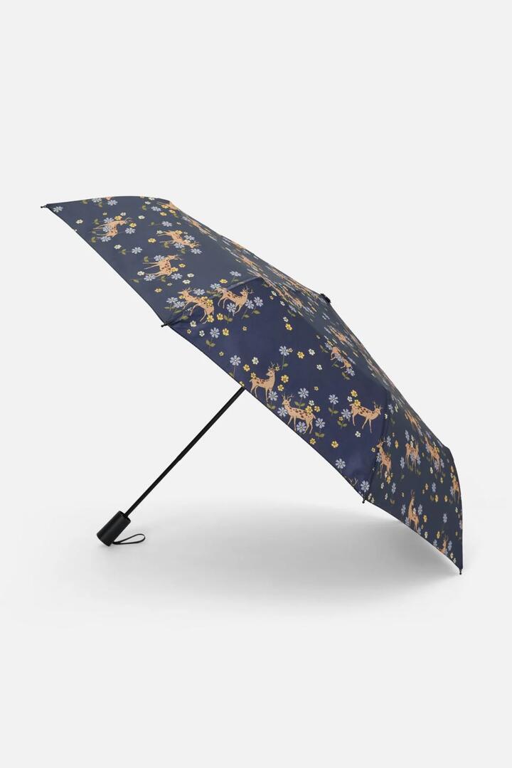Image of Others. Productname: Meadow Deer Umbrella in Navy colour by brand - Princess Highway