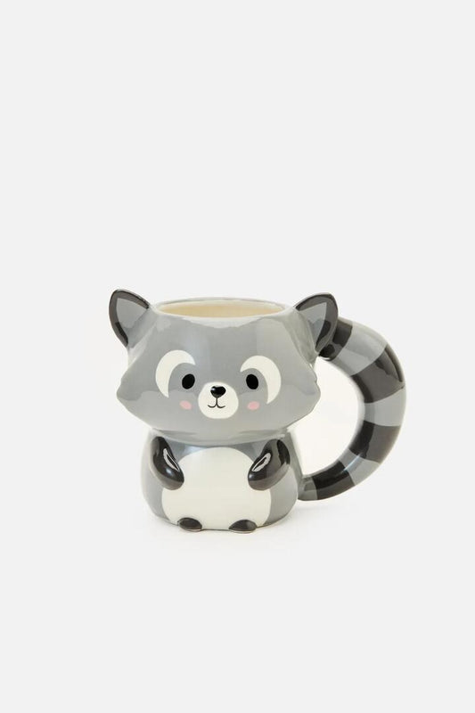 Image of Kitchen & Dining. Productname: Raccoon Mug in Grey colour by brand - Dangerfield