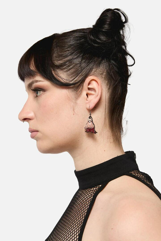 Image of Earrings. Productname: Haus of Raccoon Earrings in Chocolate colour by brand - Dangerfield