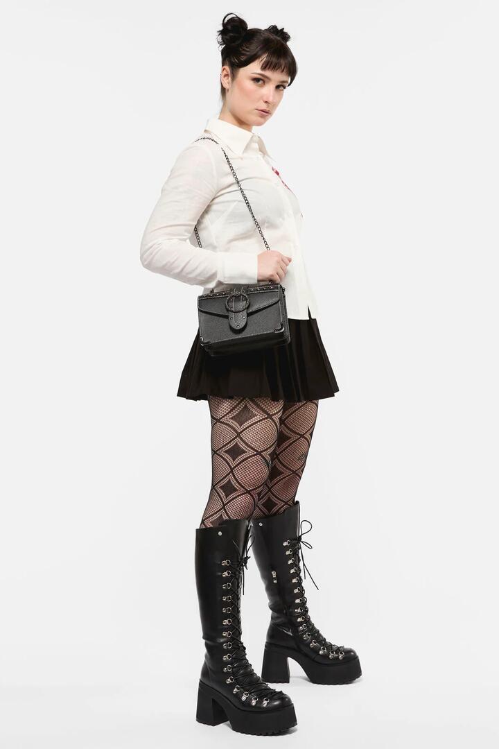 Image of Bags. Productname: Structured Goth Handbag in Black colour by brand - Black Friday