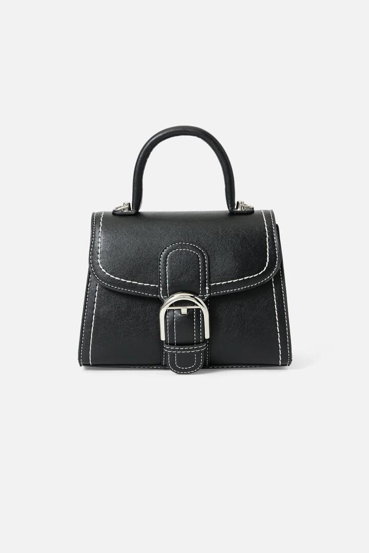 Image of Bags. Productname: Black Buckle Handbag in Black colour by brand - Princess Highway