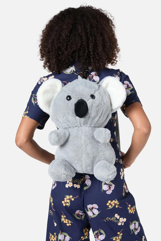 Image of Bags. Productname: Plush Koala Backpack in Grey colour by brand - Princess Highway