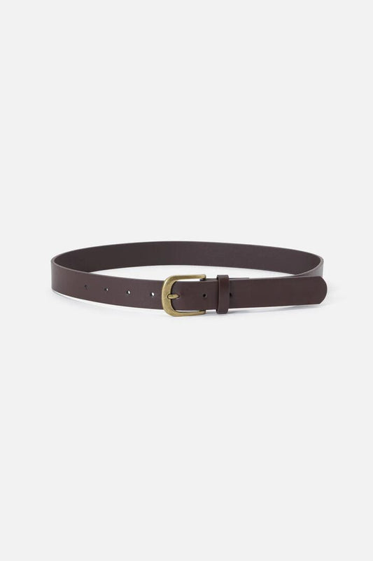 Image of Accessories. Productname: Choc Pants Belt Classic in Chocolate colour by brand - Princess Highway