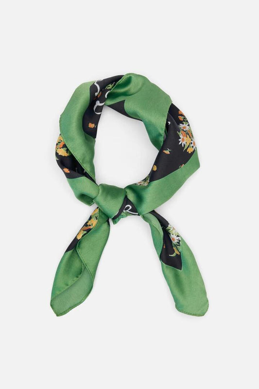 Image of Accessories. Productname: Bows Satin Scarf in Navy colour by brand - Princess Highway