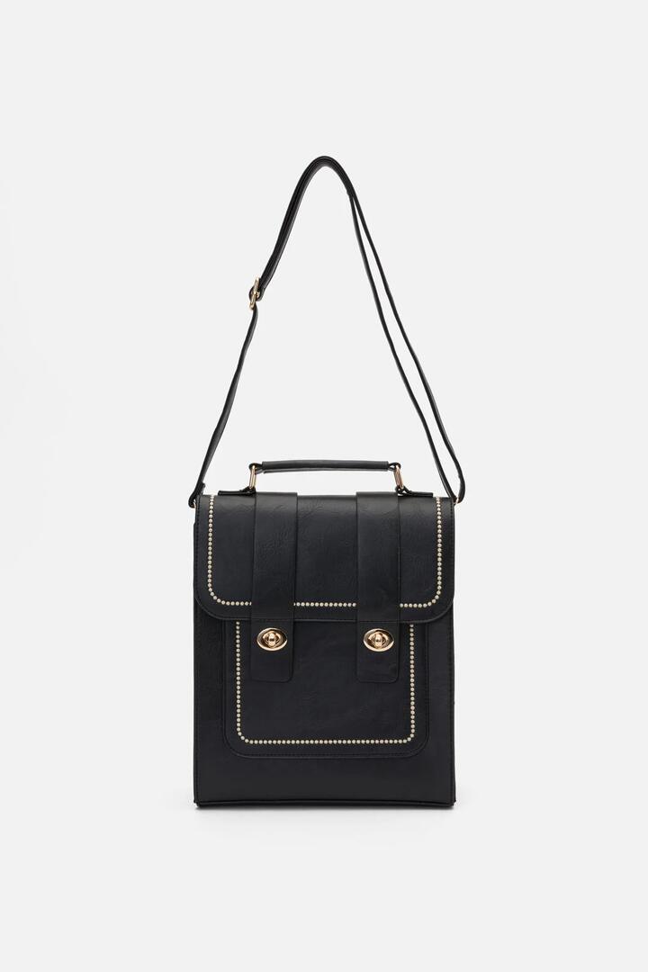 Image of Bags. Productname: Black 2 Way Satchel in Black colour by brand - Princess Highway