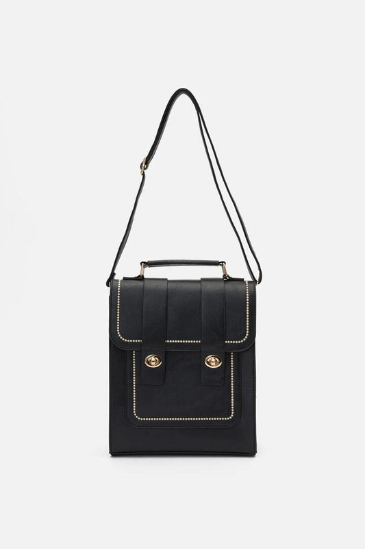 Image of Bags. Productname: Black 2 Way Satchel in Black colour by brand - Princess Highway