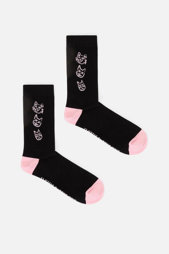 Image of Socks. Productname: Alley Cats Socks in Black colour by brand - Black Friday
