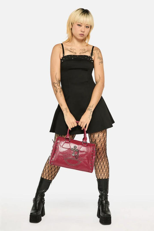 Image of Bags. Productname: Red Goth Bag in Red colour by brand - Black Friday
