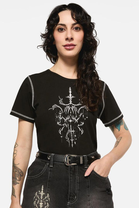 Image of Accessories. Productname: Skull Belt in Black colour by brand - Black Friday