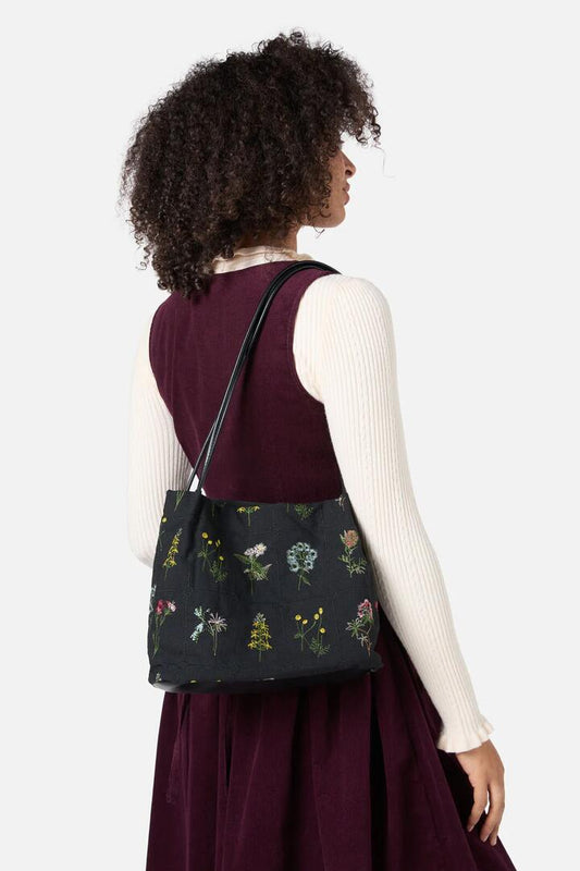 Image of Bags. Productname: Floral Embroidered Bag in Indigo colour by brand - Princess Highway