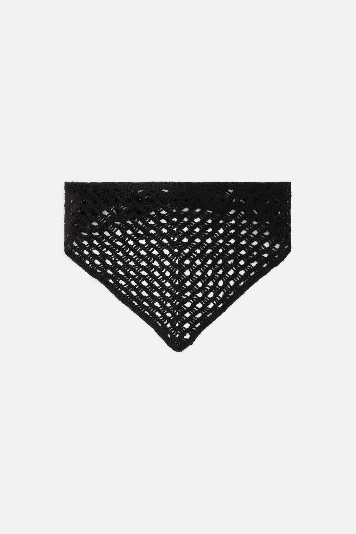 Image of Accessories. Productname: Black Solid Head Scarf in Black colour by brand - Princess Highway