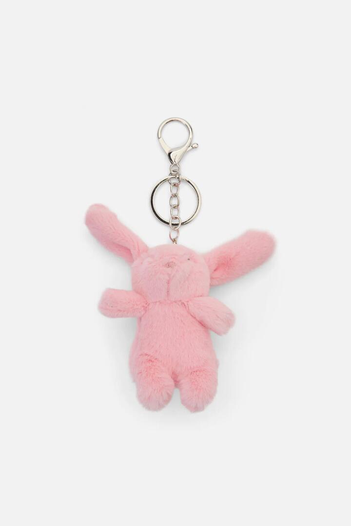 Image of Charms. Productname: Pink Rabbit Bag Charm in Pink colour by brand - Princess Highway