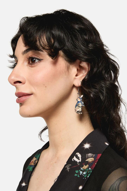 Image of Earrings. Productname: Keeper Of The Woods Rabbit Earrings in Multi colour by brand - Black Friday