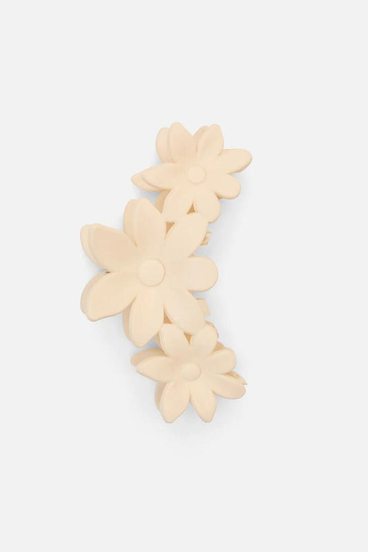 Image of Hair Accessories. Productname: Cream Daisy Claw Clip in Cream colour by brand - Princess Highway