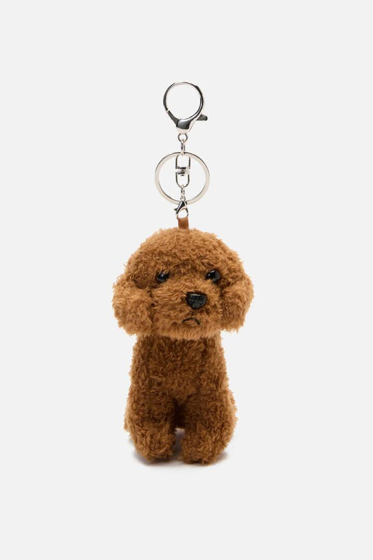Image of Bags. Productname: Cute Dog Bag Charm in Tan colour by brand - Princess Highway