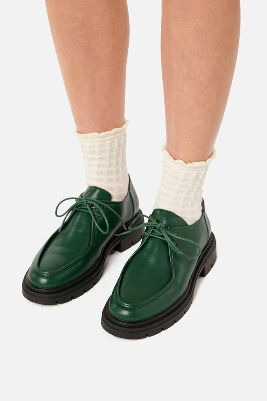 Image of Footwear. Productname: Dark Green Lace Up Brogue in Dark Green colour by brand - Princess Highway