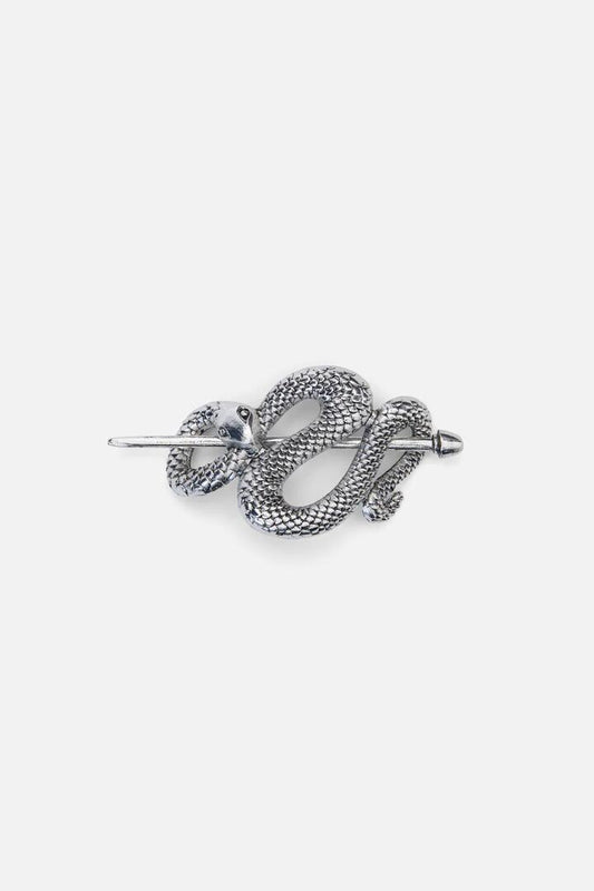 Image of Hair Accessories. Productname: Snake Hair Pin in Silver colour by brand - Dangerfield
