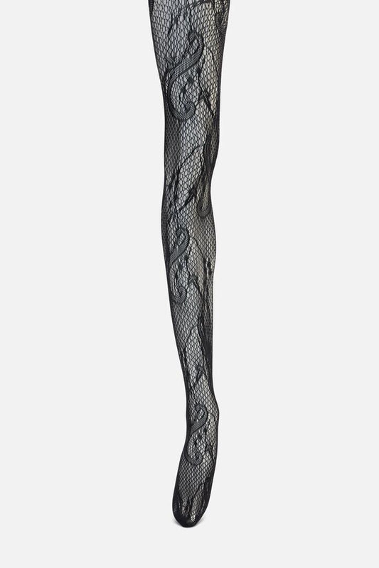 Image of Lingerie. Productname: Fancy Fishnet Tights in Black colour by brand - Dangerfield