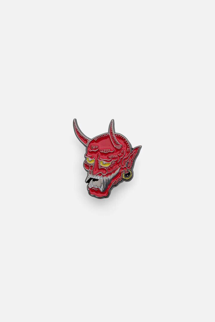 Image of Jewelry. Productname: Oni Lawless Pin in Red colour by brand - Dangerfield