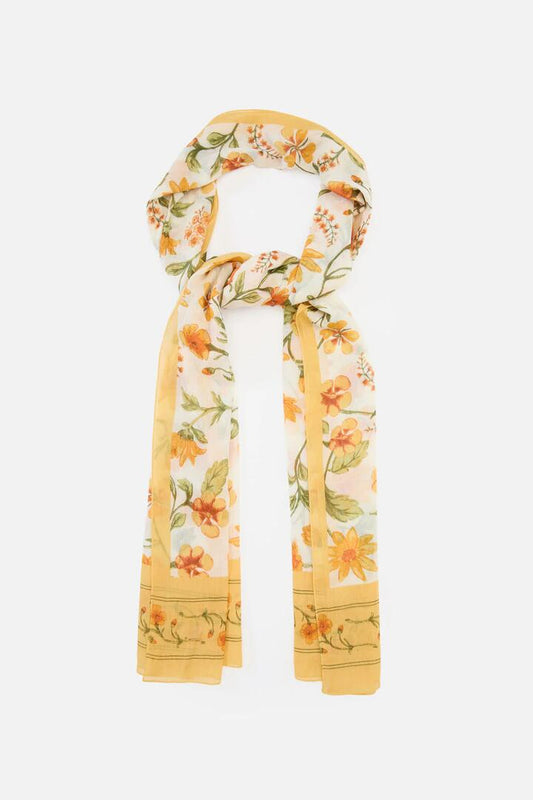 Image of Accessories. Productname: Alyssa Cotton Scarf in Yellow colour by brand - Princess Highway