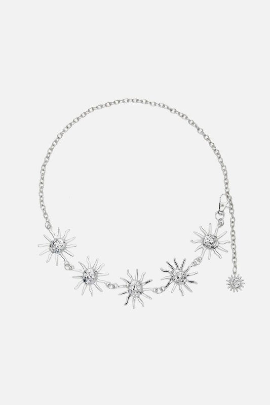 Image of Accessories. Productname: Sun Hip Chain Belt in Silver colour by brand - Black Friday
