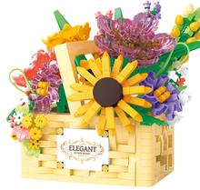 Image of Construction Set Toys. Product name - Flower Love Sunflower Basket Bouquet in colour by brand - Toymate