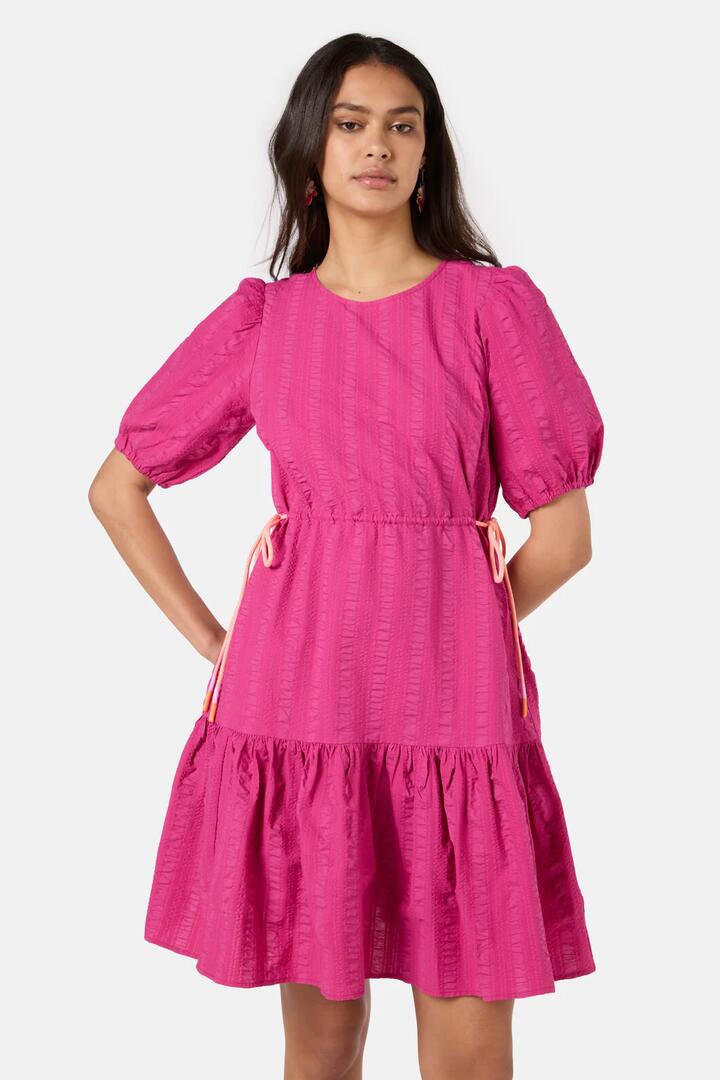 Image of Dresses. Product name - Kaia Dress in Raspberry colour by brand - Gorman