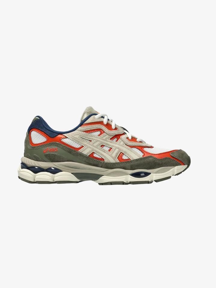 Image of Footwear. Productname: Asics Unisex Gel-NYC in Cream/Irvine colour by brand - Asics