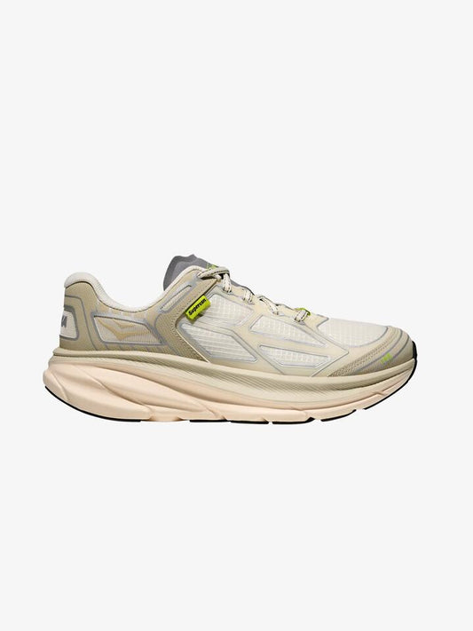 Image of Others. Productname: HOKA Unisex Clifton ONE9 Supervsn in Cannoli Cream / Tidal Foam colour by brand - HOKA