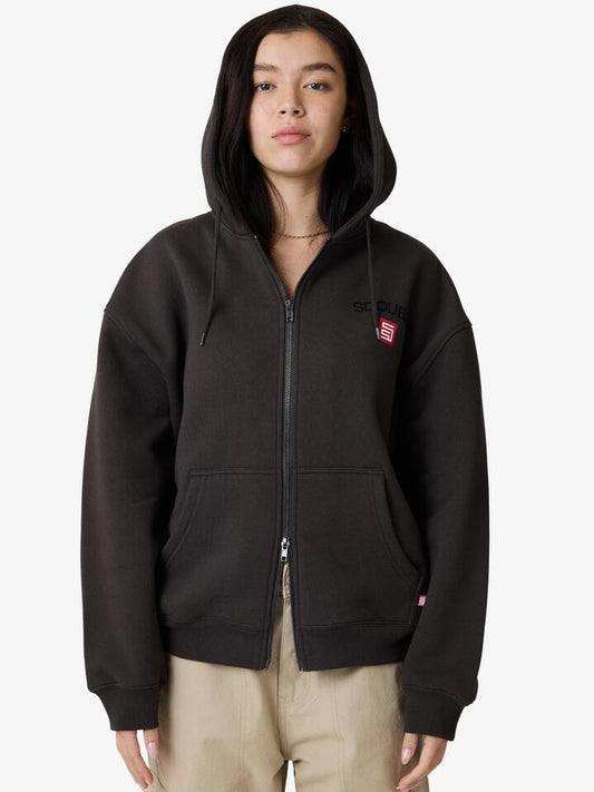 Image of Others. Productname: S-Double Cities Zip Thru in BROWN colour by brand - S-Double