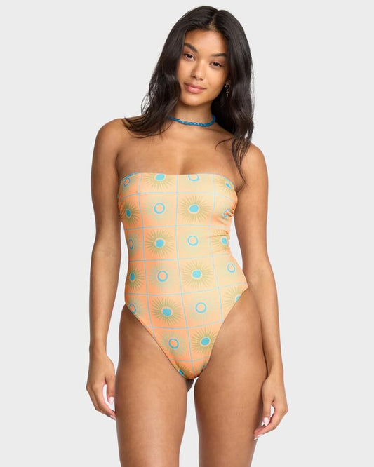 Image of Swimwear. Productname: Billabong - Womens Shw Me Sun Reversible Trully Hi One Piece Swimsuit - Multi - in Multi colour by brand - Billabong
