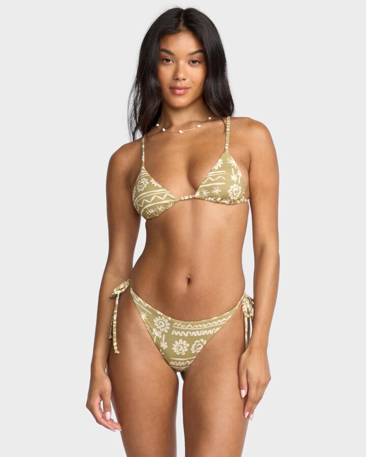 Image of Swimwear. Product name - Billabong Womens Lost On You Bikini Bottom Green Tea in Green Tea colour by brand - Billabong