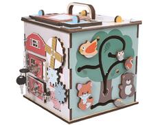 Image of Baby Toys & Activity Equipment. Product name - Wonder Co Grow Interactive Learning Activity Cube in colour by brand - Toymate