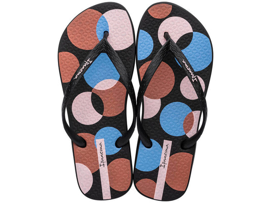 Image of Sandals. Productname: TEMO: BLACK/RED/PINK - Women's Ipanema in Black/Red/Pink colour by brand - Ipanema