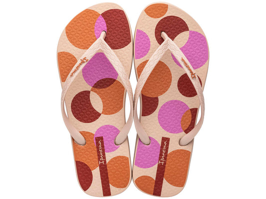 Image of Sandals. Productname: TEMO: BEIGE/ORANGE/RED - Women's Ipanema in Beige/Orange/Red colour by brand - Ipanema