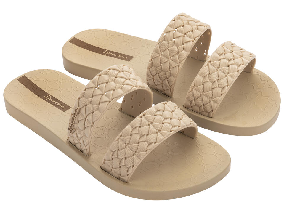 Image of Sandals. Product name - City Fem Iii Beige/beige Vegan Ipanema in Beige colour by brand - Ipanema