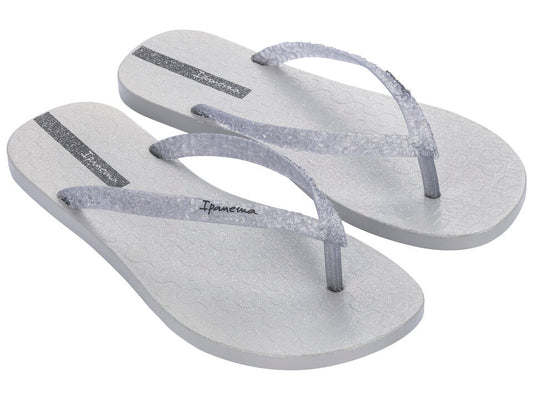 Image of Sandals. Productname: GLITZ FEM: SILVER GLITTER - Women's Ipanema in Silver Glitter colour by brand - Ipanema