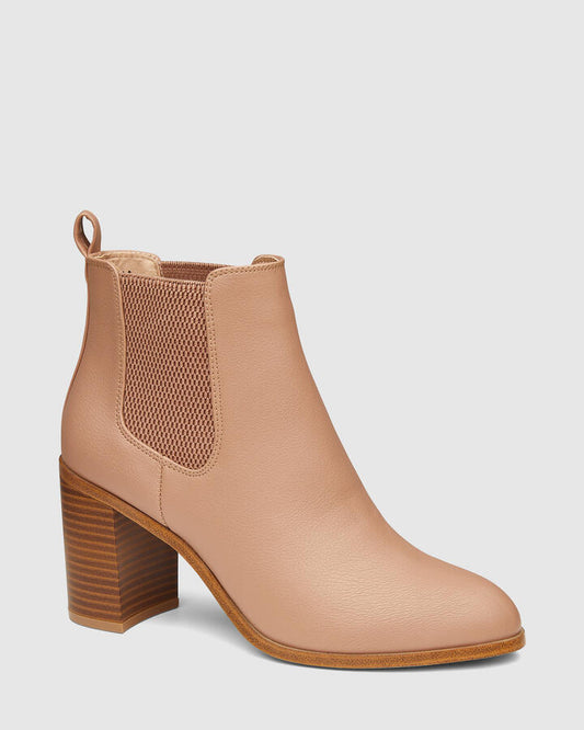 Image of Boots. Productname: Kristeenie: Nude - Women's Boot High Heel in Neutral colour by brand - Novo