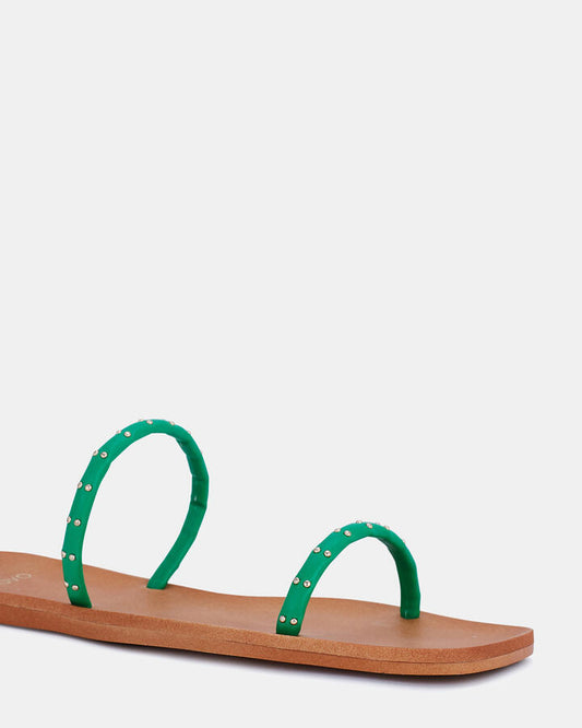 Image of Sandals. Productname: Solaina: Green - Women's Thongs in Green colour by brand - Novo