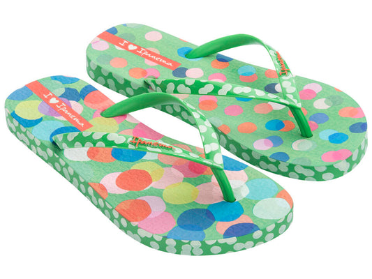 Image of Sandals. Productname: Semm Igual Pop: Green/gr/pk - Women's Ipanema in Green/Gr/Pk colour by brand - Ipanema