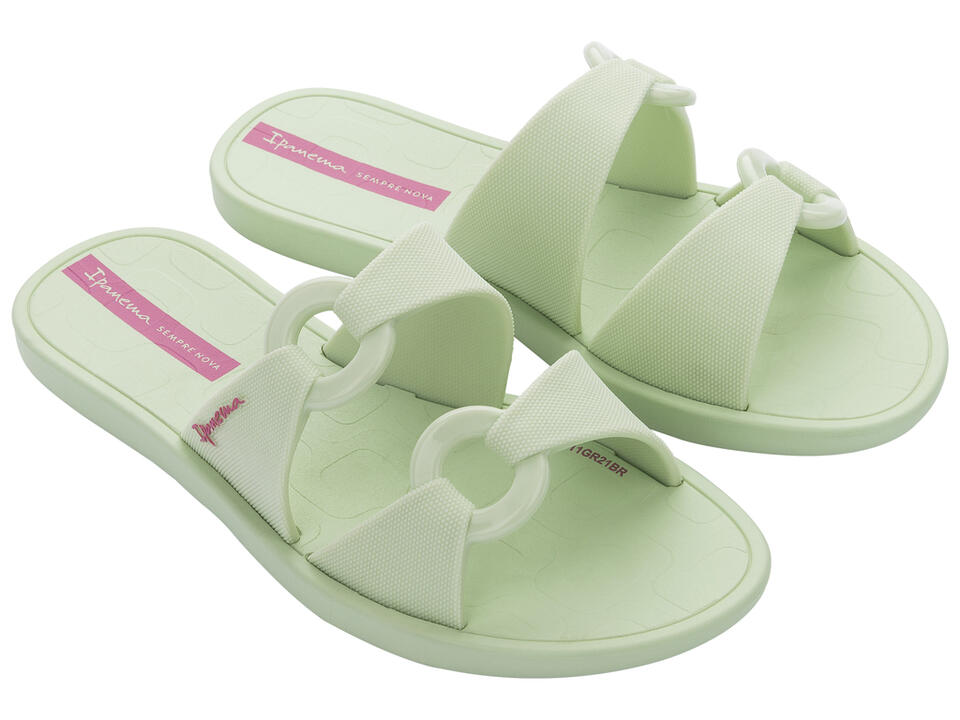 Image of Sandals. Productname: Ella Kids: Green - Women's Ipanema in Green colour by brand - Ipanema