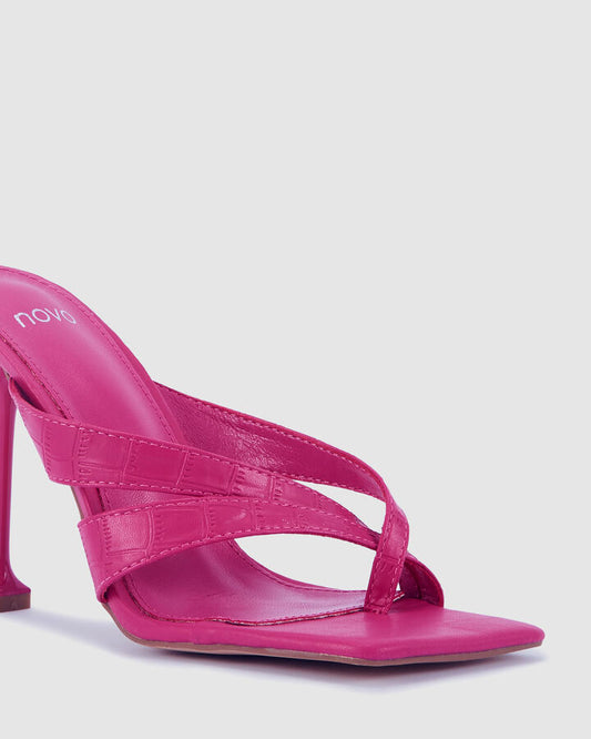 Image of Heels. Productname: Zawadi: Magenta - Women's High Fashion in Pink colour by brand - Novo
