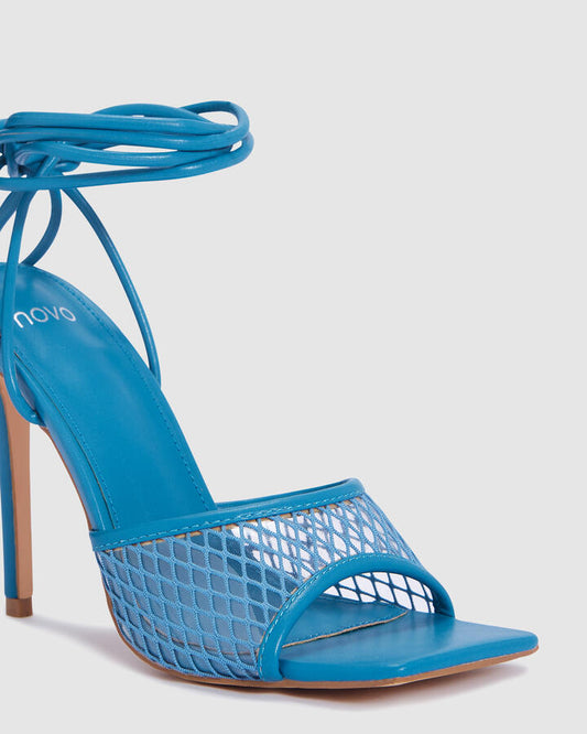 Image of Heels. Productname: Zoochie: Blue - Women's High Fashion in Blue colour by brand - Novo