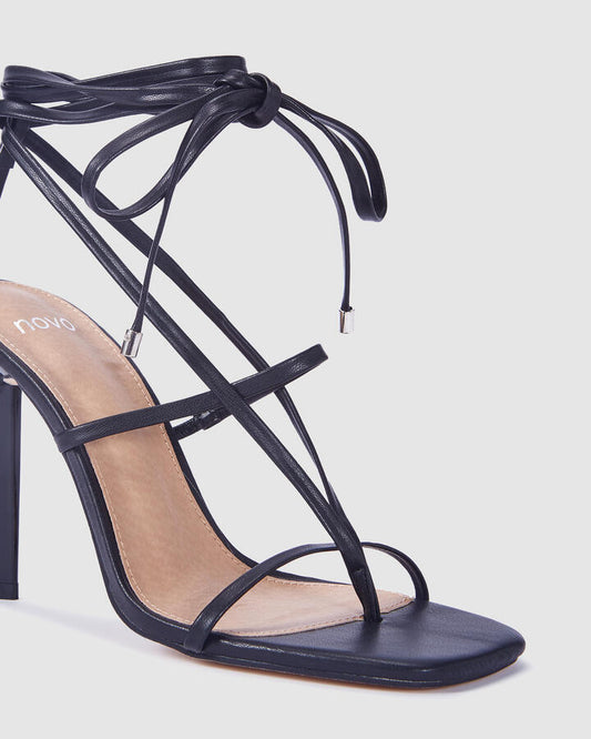 Image of Heels. Productname: Zavo: Black - Women's High Fashion in Black colour by brand - Novo