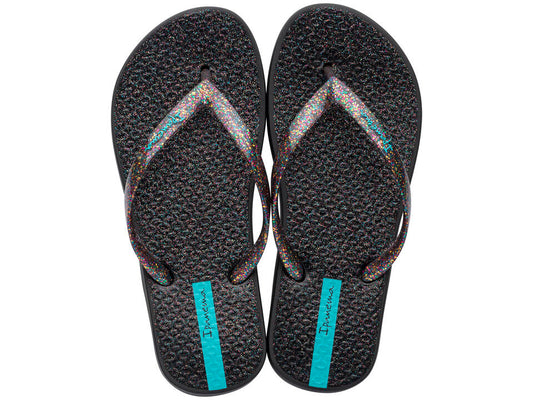Image of Sandals. Productname: GLITTER KIDS: BK/BL/CLEAR MLT - Women's Ipanema in Bk/Bl/Clear Mlt colour by brand - Ipanema