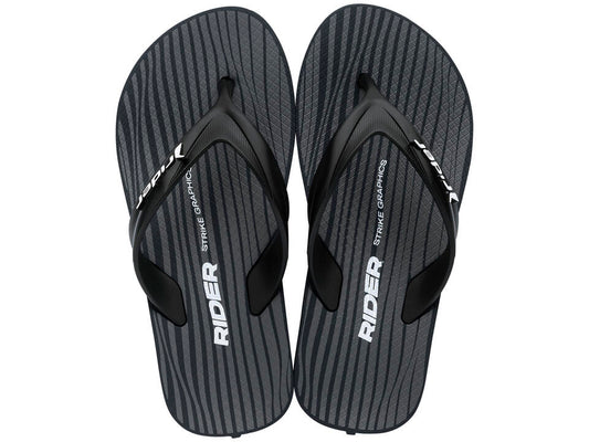 Image of Sandals. Productname: STRIKE GRAPHICS KIDS: BLACK/GREY - Women's Ipanema in Black/Grey colour by brand - Ipanema