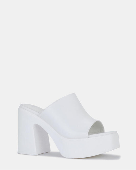 Image of Heels. Productname: Feast: White - Women's Strappy - High Heel in Multi colour by brand - Novo